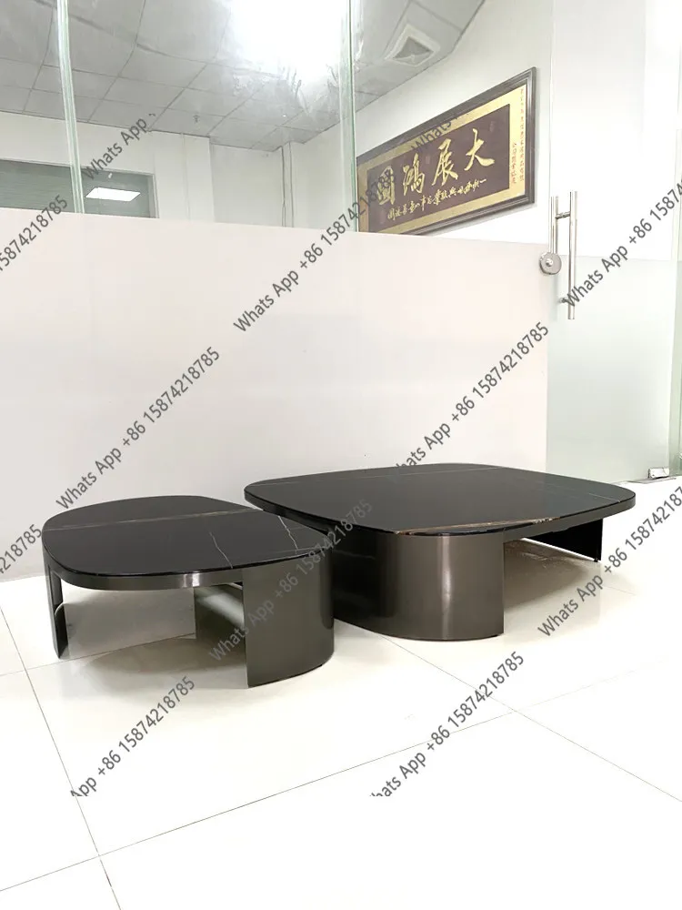 Light luxury living room designer combination coffee table high-end coffee table fashion
