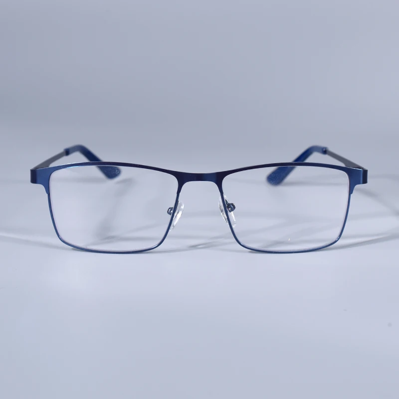 Neue Anti Blau Licht Lesebrille Männer Platz Oversize Metall Brillen Rahmen +75 + 125 + 175 + 225 + 275 + 350 + 400 – Detail 10