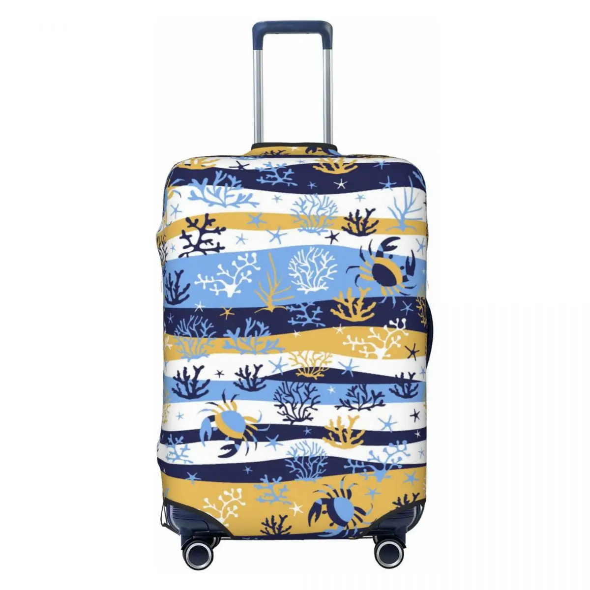 

Custom Summer Sea Ocean Luggage Cover Cute Suitcase Protector Covers Suit For 18-32 inch