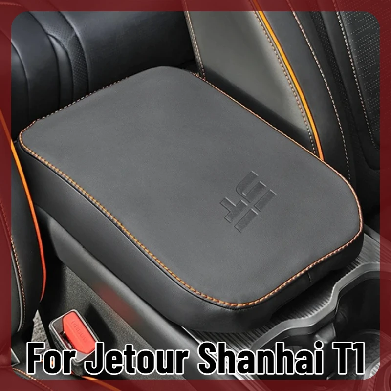 For Jetour Shanhai T1 2024-2026 Central Armrest Box Cover Elbow Pad Anti-Scratch Center Console Interior Styling Mod Accessories