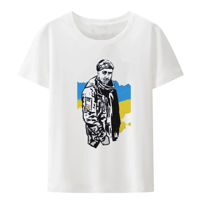 Honor Goes To Ukraine  T-shirt for Men Old Soldiers Never Die T Shirt Streetwear   Graphic T Shirts