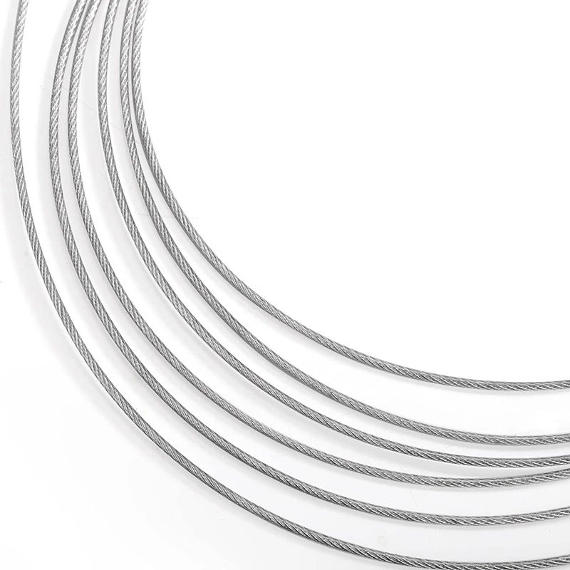 1/16Inch X 500Feet Wire Rope Cable, Stainless Steel Cable Aircraft Cable For Trellis