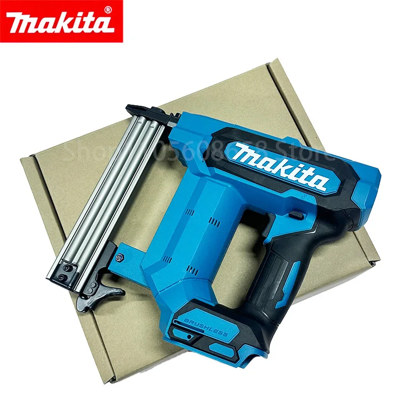 Makita Electric Brushless Nailer Framing Nail Machine 18V Lithium‑Ion Pneumatic Carpentry Tray Finishing Tool