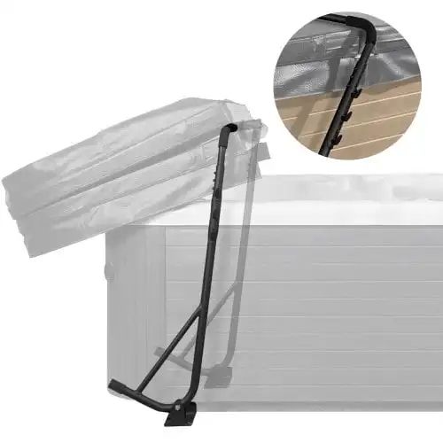 

Hot Tub Cover Lift, Spa Cover Lift, Height 31.5" - 41.3" Width 57" - 92.5" Adjustable, Installed Underneath on Both Sides