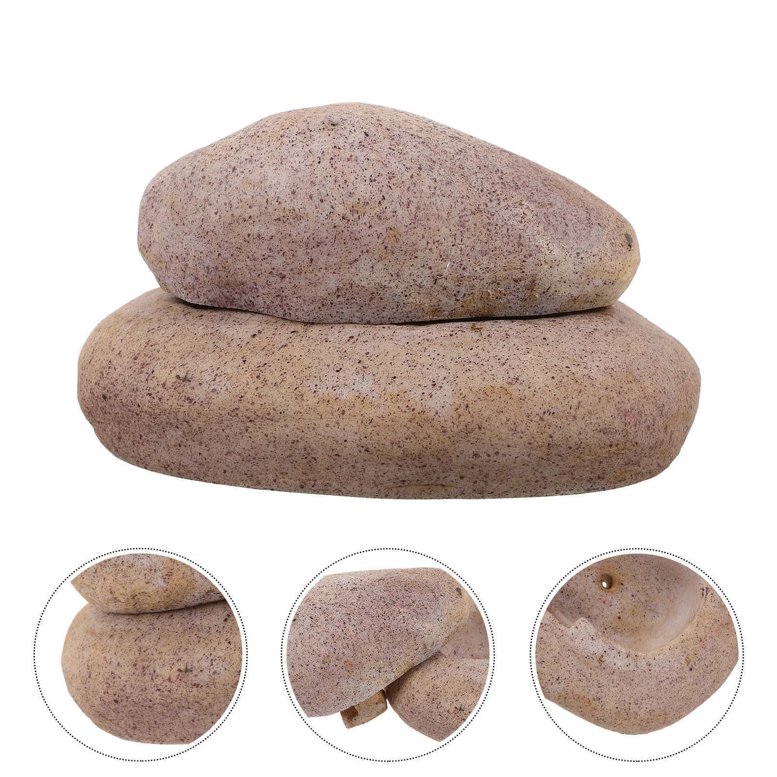 Simulated Stone Outdoor Storage Hide Outside Key Holder Box Garden Yard Key Holder Hidden Container For Spare Keys