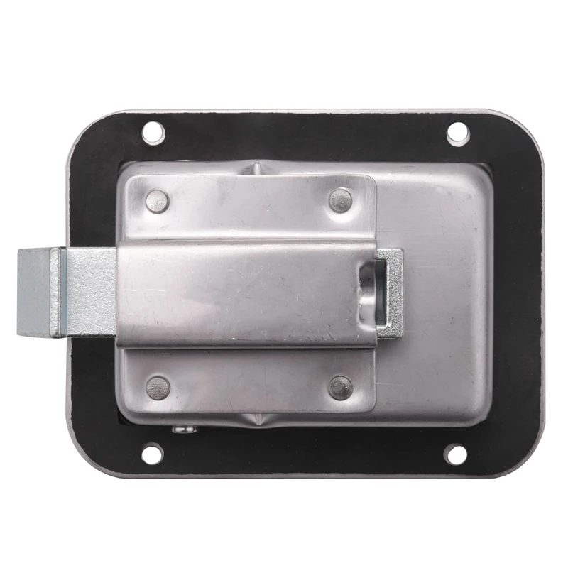 Paddle Slam Latch With Lock & Key Travel Trailer Lock Stainless Steel RV Door Latch Heavy Duty Flush Mount Handle Latch