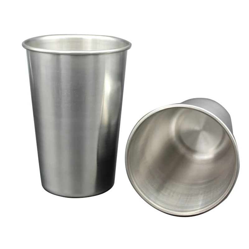 Stainless Steel Metal Cup Beer Cups 30/70/180/320ml Milkshake Cup For Ravel Camping Mugs Drinking Coffee Tea Mug Set