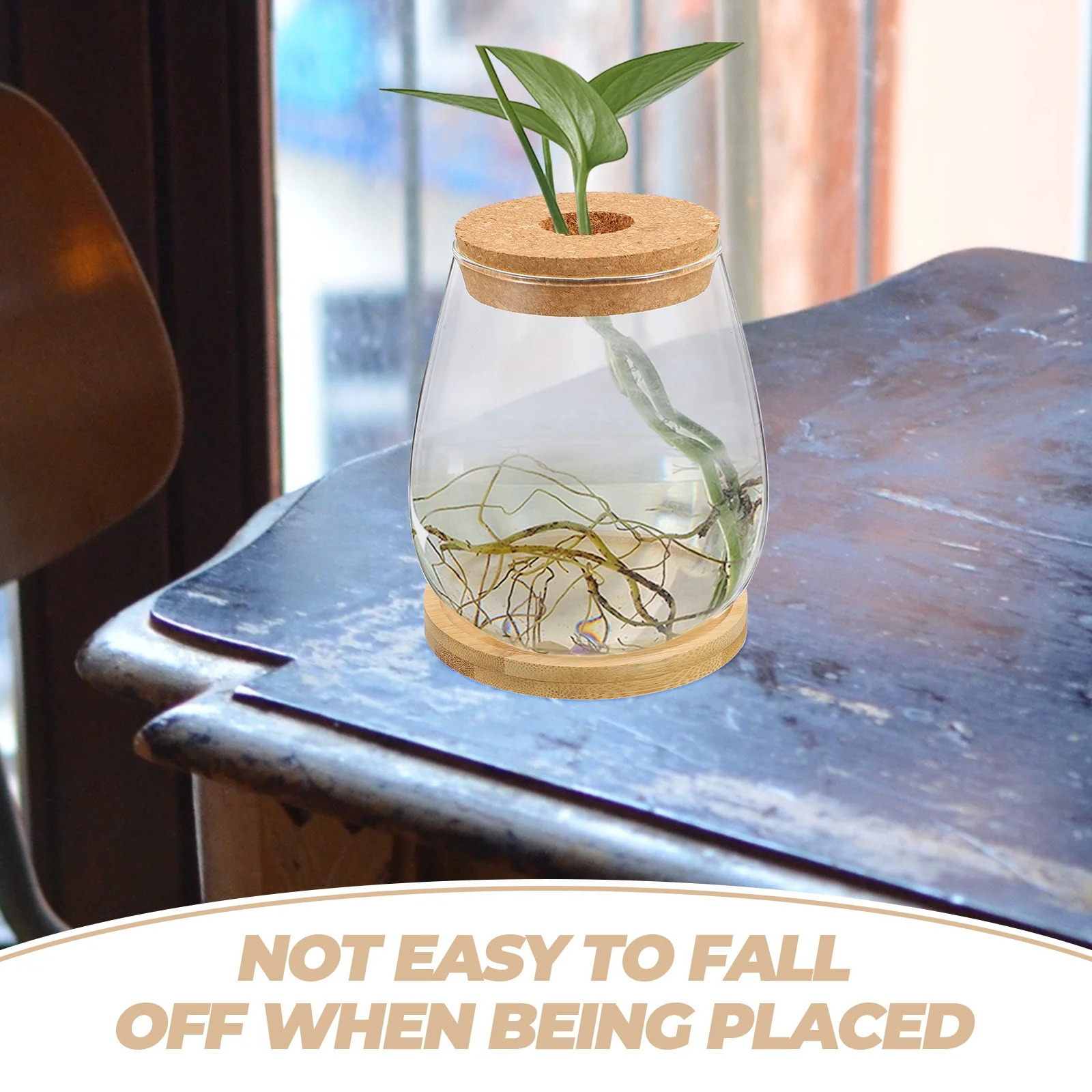 

1 set 1 Set Glass Succulent Vase Clear Flower Arrangement Holder For Wedding Centerpieces Display Green Plants Container