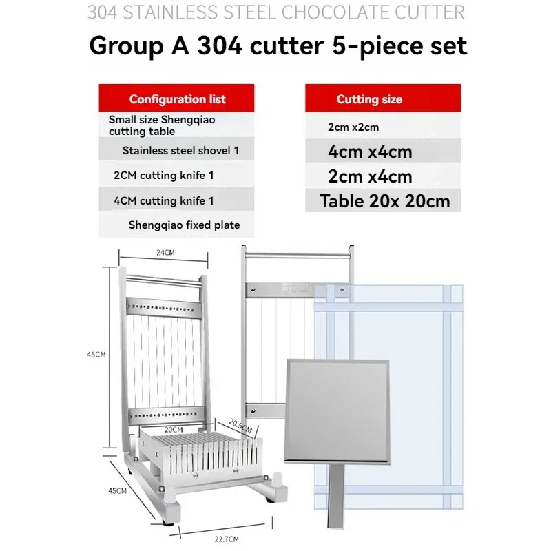 

Модернизированный резак из нержавеющей стали, резка сырого шоколада, разделитель масла, посуда для выпечки на заказ