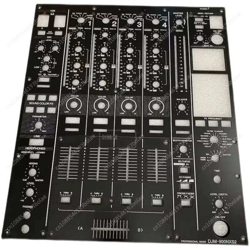 Suitable for Pioneer DJM-900NXS2 Panel 900 Third Generation Mixer Complete Set of Shell Iron Plate Screw