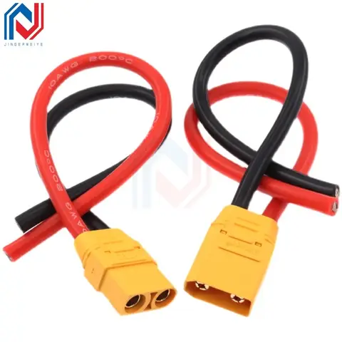 Xt90 Male and Female Connector Aircraft Model Lithium Battery Connector Xt90s Electrical Adjustment Gold-Plated Cable Plug