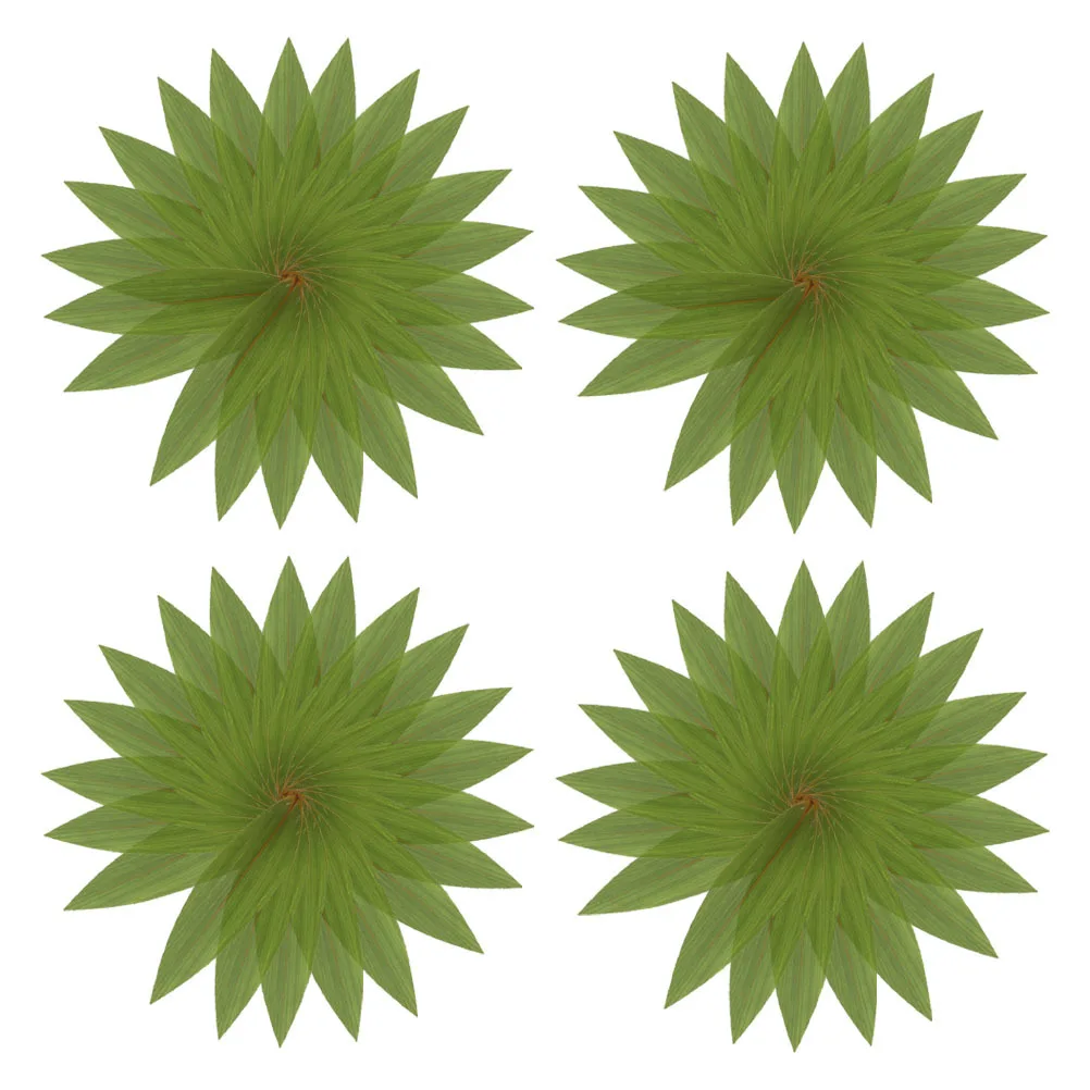 

200Pcs Bamboo Leaf Plating Decoration Japanese Style Sushi Grass Divider Reusable Bento Food Separator for Sashimi and Cheese