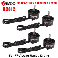 9IMOD 4pcs X2812 900KV 1115KV Brushless Motor 2-6S 4mm Bearing Shaft for RC Multirotor Airplane FPV Long Range Drone DIY Parts