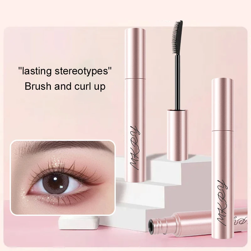 Wimperntusche, Wimpernverlängerung, voluminös, langlebig, langlebig, wischfest, dick, schnell trocknend, wasserfest, schwarze Wimperntusche, Augen-Make-up