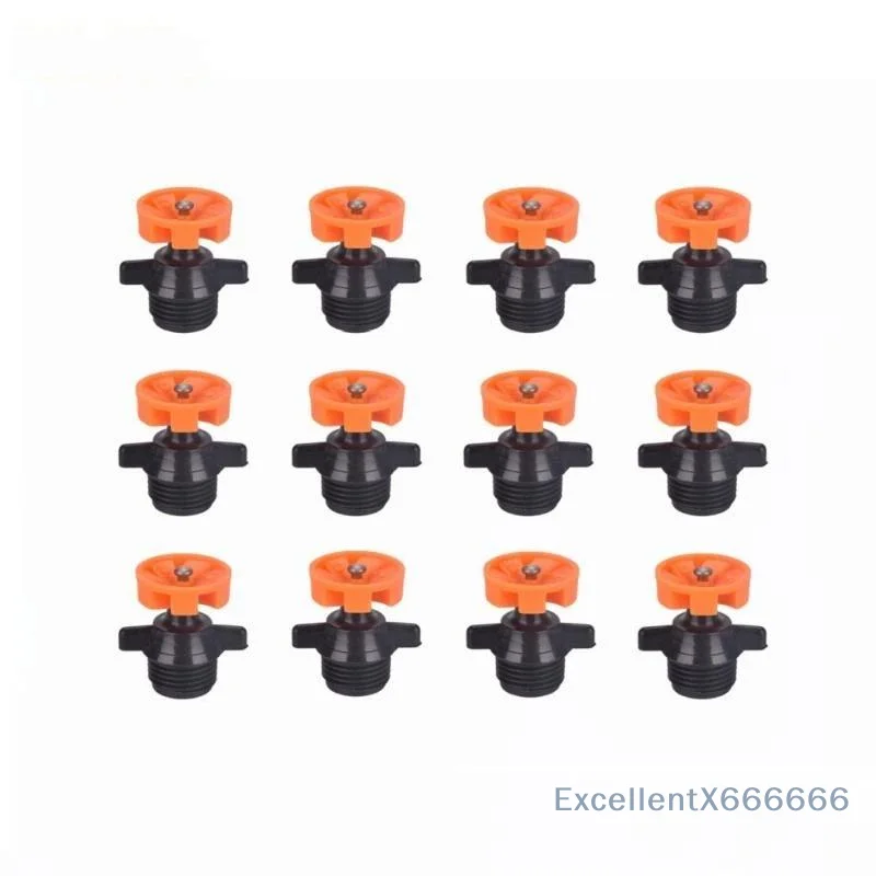 3/5PCS Long Lasting 360° Rotating Scattering Nozzle Male Thread Irrigation Sprinkler for Farm