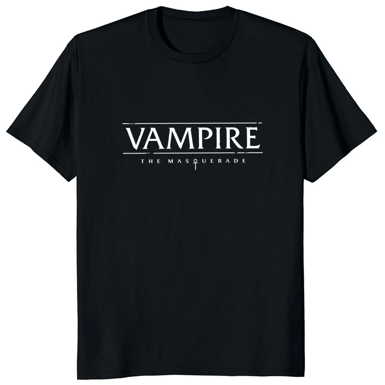 RPG Video Game Series Classic Men\'s Tshirts 100% Cotton EU Size Summer Tee Tops Vampire The Masquerade Swansong T Shirt cotton