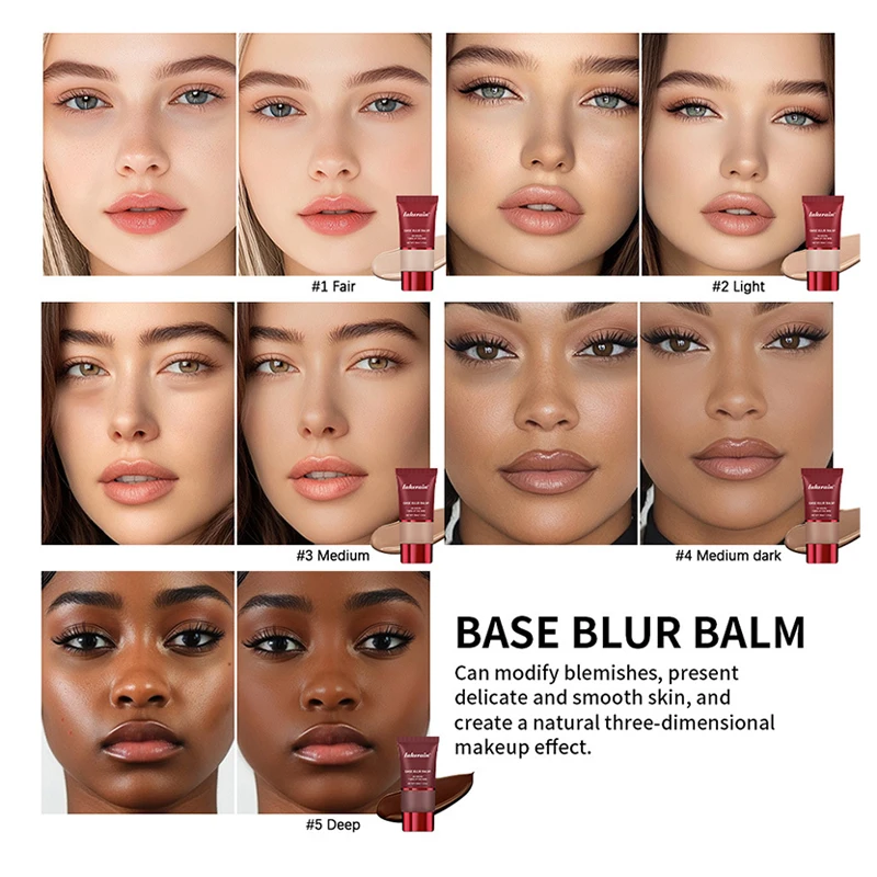 일본 브랜드 미디엄 Bb 크림 내추럴 브라이트닝 매트 화이트닝 파운데이션 베이스 블러 밤 턴 업 더 베이스 30ml 한국 페이셜 메이크업