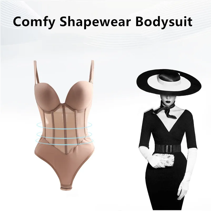 Sexy Bodysuit Women Shapewear Body Shaper With Bra Compression Bodies Belly Sheath Waist Trainer Reductive Slimming Underwear