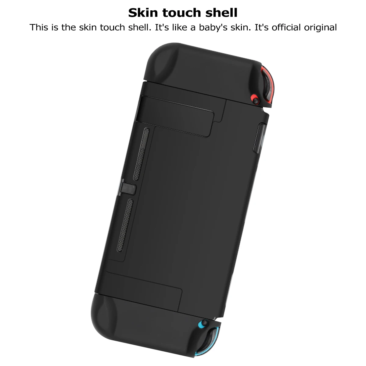 

Protective Tpu Shell for Switch Heavy Duty Shockproof and Scratch Resistant Case Compatible with Switch Game Console Black