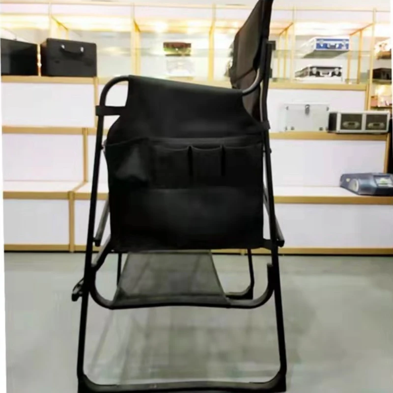 Aluminum Alloy Folding Makeup Chair Tall Director Professional Hair Chair Outdoor Camping Portable Chair Durable Seating