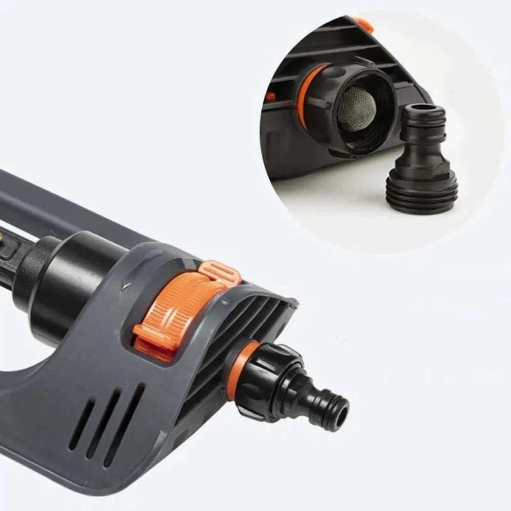19 Hole Nozzles Oscillating Sprinkler Automatic Wide Coverage Water Sprayer 4 Modes Weighted Base Swing Irrigation Sprinkler