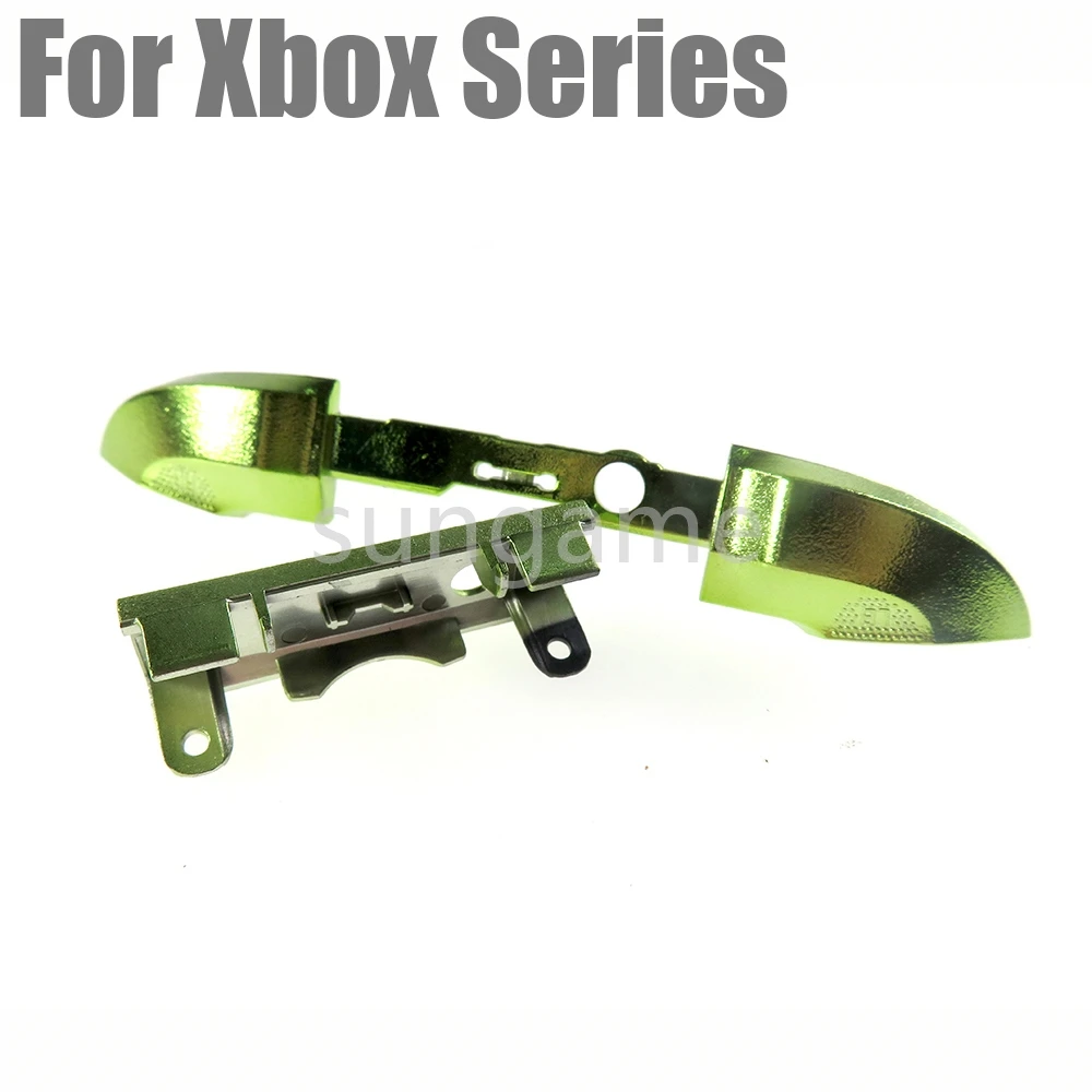 1set Electroplated RB LB Bumper Trigger Buttons Middle Bar Holder for Xbox Series S X Controller Repair Parts Accessories