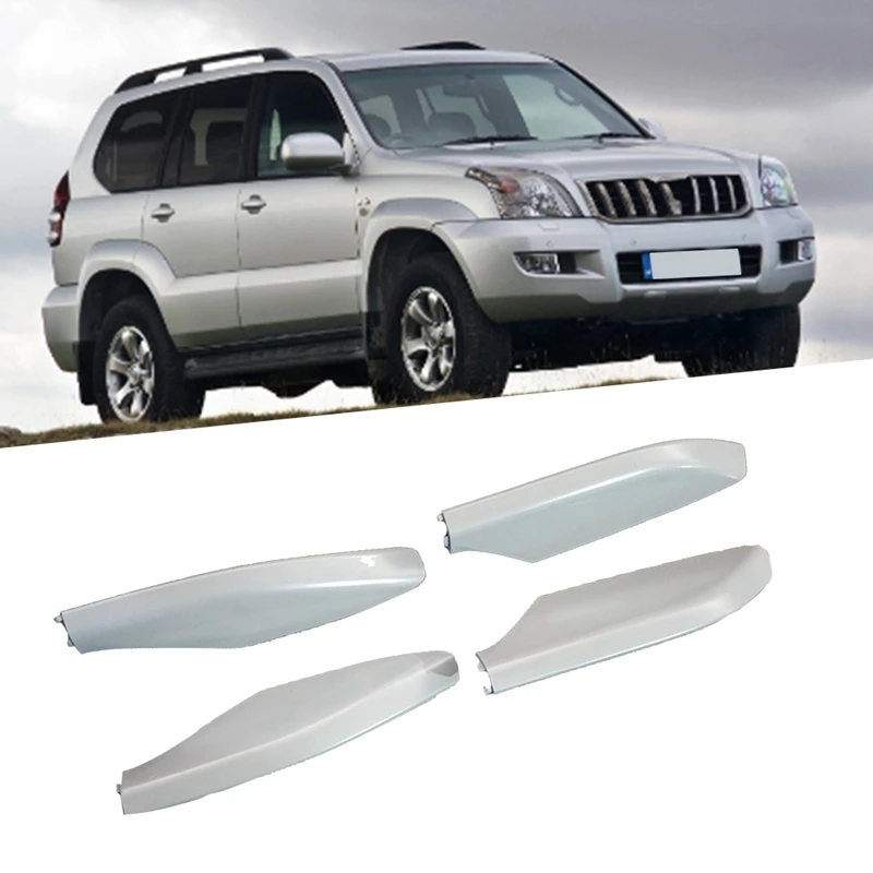 

Car Roof Rack Cover Luggage Bar Rail End Protection Lid 6349260040 For TOYOTA LAND CRUISER PRADO LC120 2003-2009-A02Q