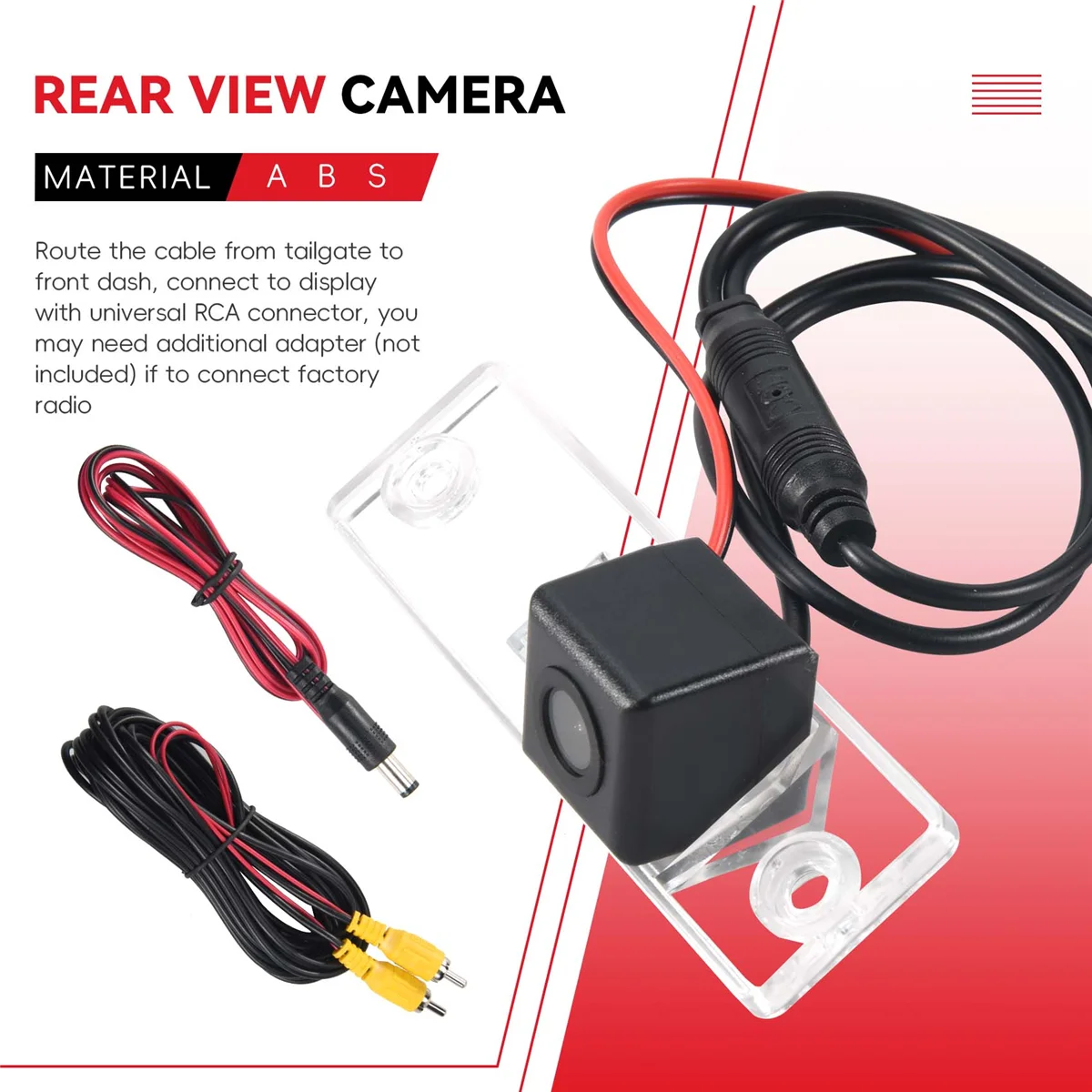 New Rear View Camera Reverse Camera Back Up Parking Camera for Toyota Fortuner 4Runner Innova SW4 Prado Land CruiserJAS