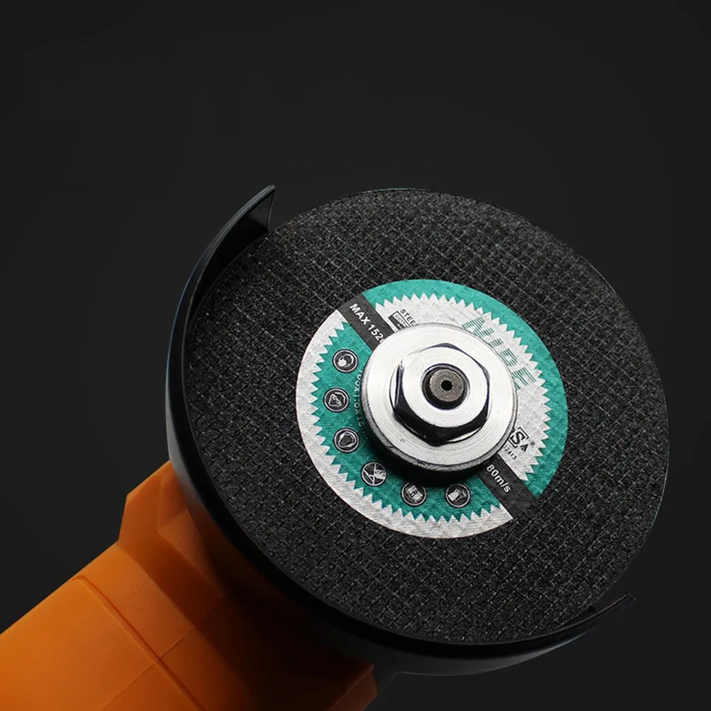 Inner e Outer Hex Flange Nut Set, Quick Release Thread Substituição, Angle Grinder Metal Pressure Plate, 100 Type, 2Pcs