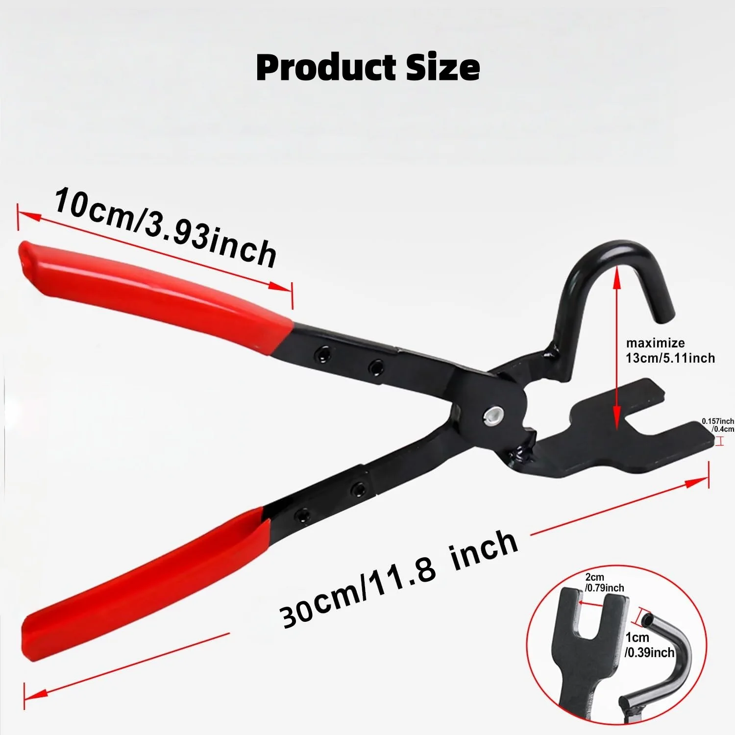 Exhaust Hanger Removal Tool 38350 Plier Exhaust Hanger Rubber Exhaust Hanger Removal Tool for Rubber Exhaust Hanger Removal
