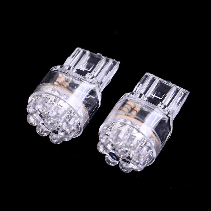 2Pcs/pack DC 12V T20 7443 7440 9LED Car Brake Light Bulb Auto Stop Turn Signal Light Lamp Auto Car Signal Light Lamp LED Bulbs