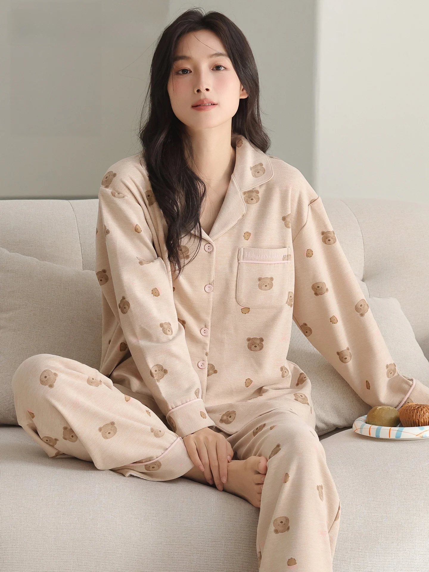 camicia-da-notte-in-lana-foderata-in-pile-cardigan-aperto-da-donna-abbigliamento-per-la-casa-adatto-anche-per-l'uso-all'aperto-con-scollo-rotondo-e-maniche-lunghe-ideale-per-la-notte