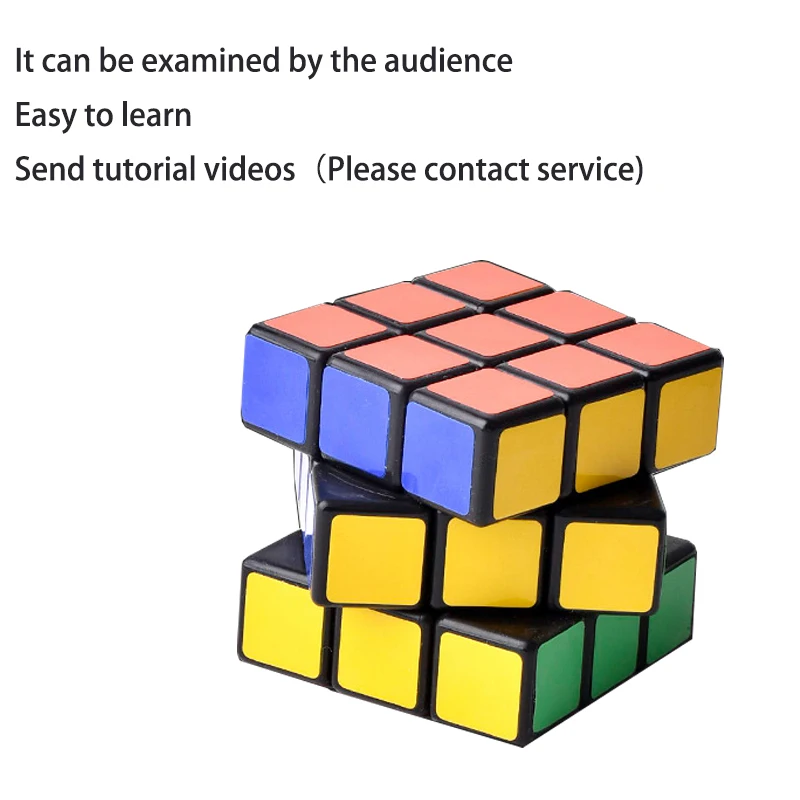 Magic Cube RD Insta By Henry Harrius Magic Tricks puntelli Mentalism Magic Street Illusion Cube Fun Gimmick Easy Toys for Boys Kids