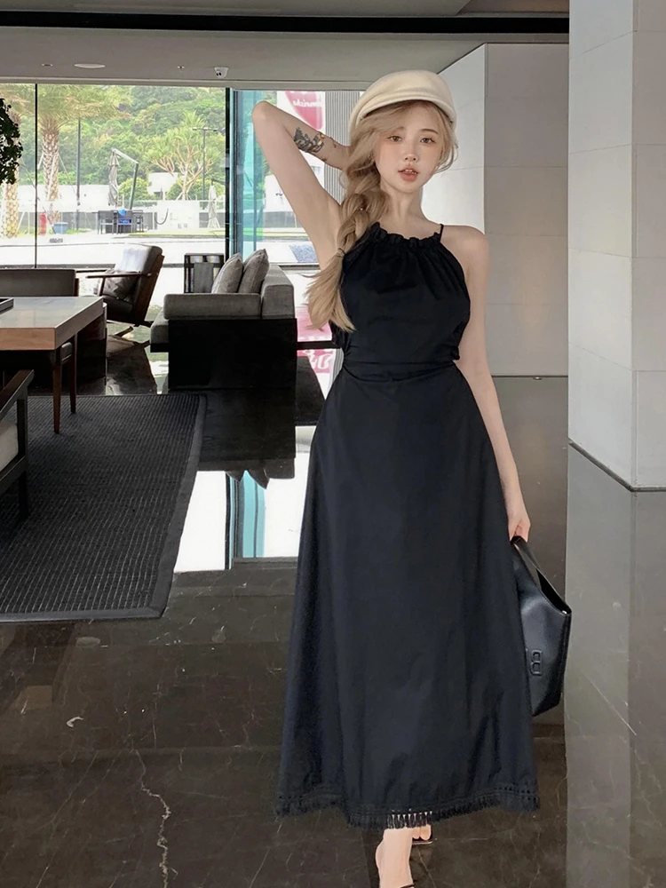 드레스 민소매 여성 드레스 졸업식 겨울 새틴 목폴라 터틀넥 노치드 라펠 리셉션 주말 정장 클래식