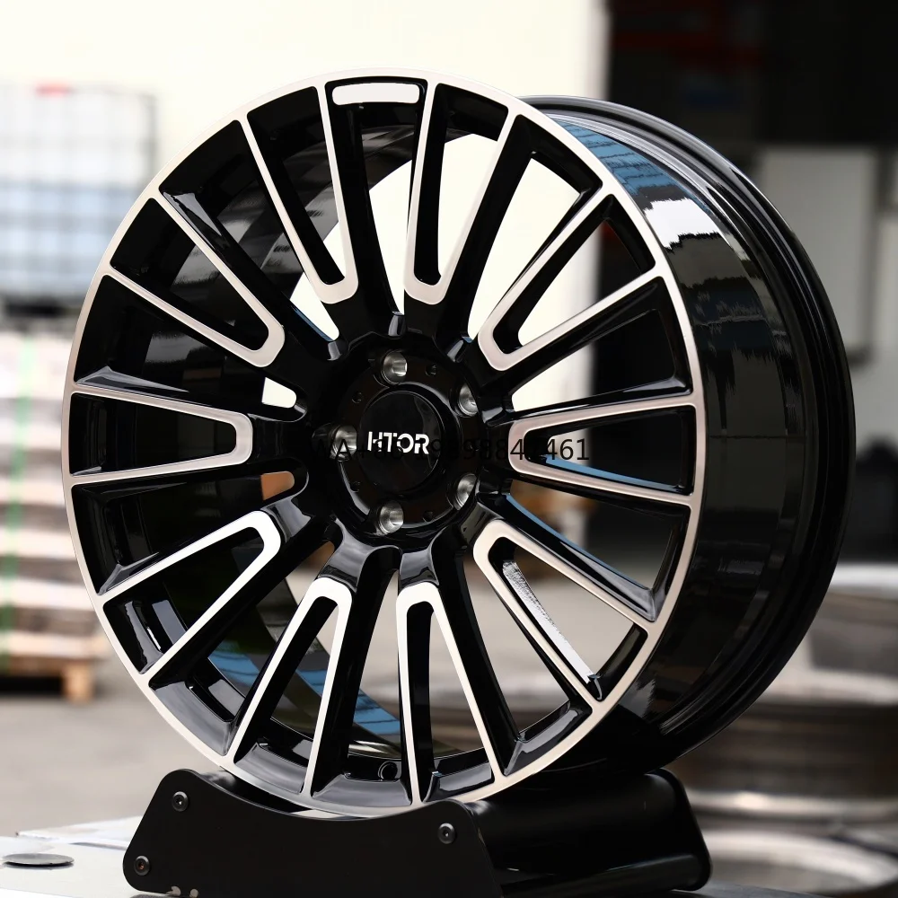 

Machined Face 19 20 21 22 23 24 Inch 5x120 5x112 5x130 Gloss Black Multi-spoke Car Forged Wheels Rims for G -Class Gls GLE