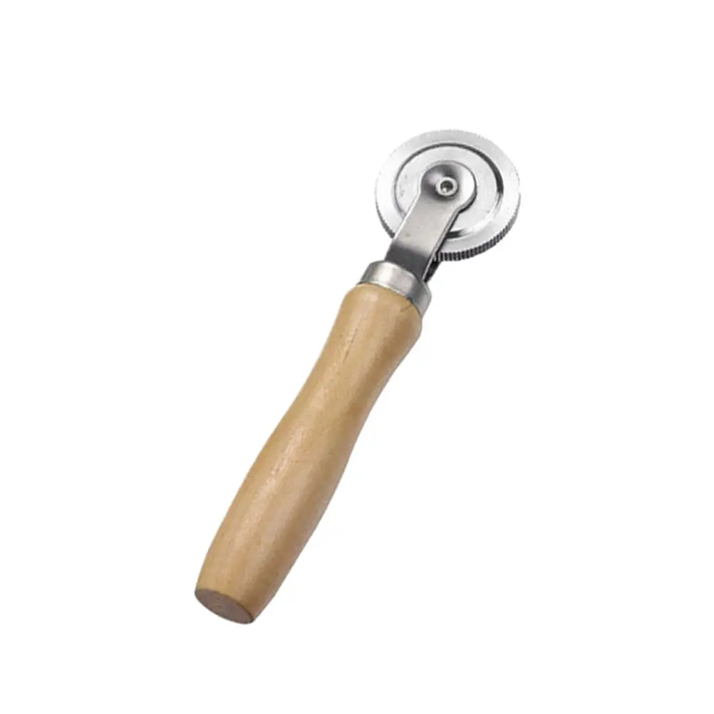 38x4mm Bearing Roller for Tire Repair Patch Application Wood Handle Tyre Repair Tool Air Removal Roller Car Tyre Maintenance