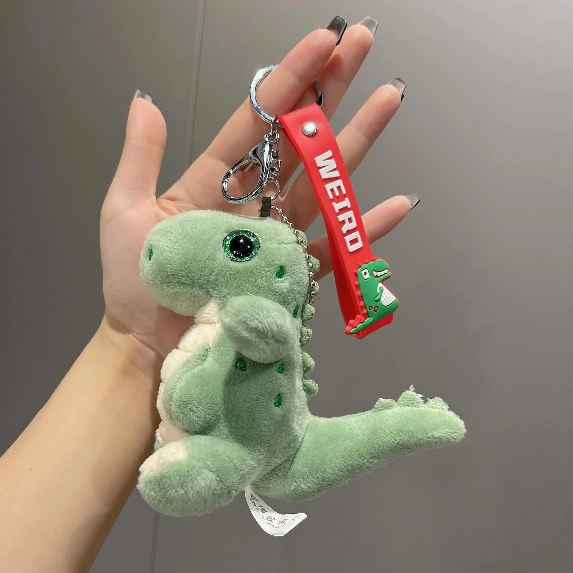 2024 Hot Cartoon Creative Dinosaur Doll Car Keychain Kawaii Bag Pendant Hobby Collectibles Lightweight Birthday Gifts Friends