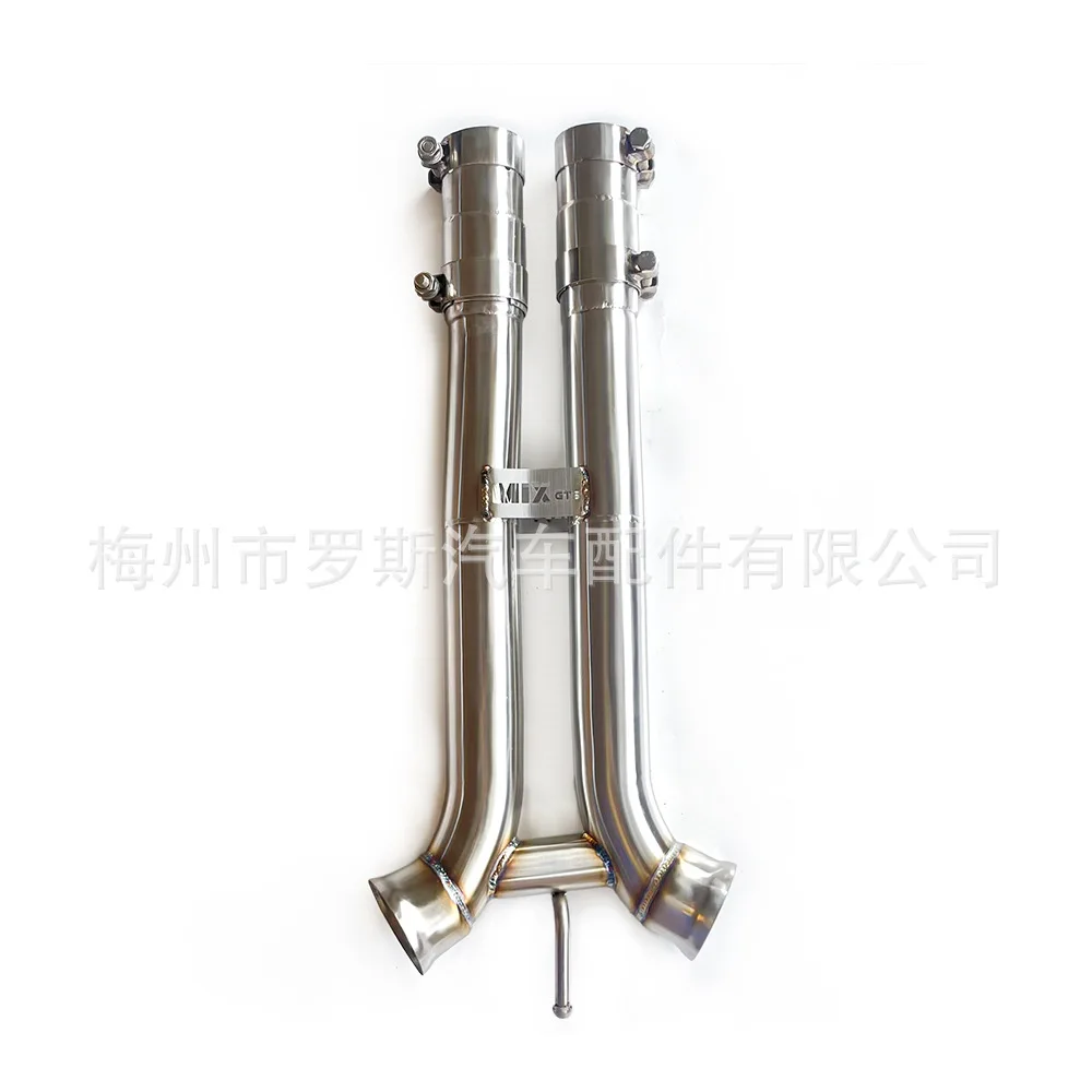 Подходит для Porsche Panamera 971 2.9 3.0 2017-2023, средняя выхлопная труба