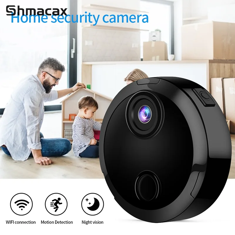 1080P HD Mini Camera Wifi Night Vision Remote Smart Micro Security Camera Home Security Surveillance Camera Remote Monitor