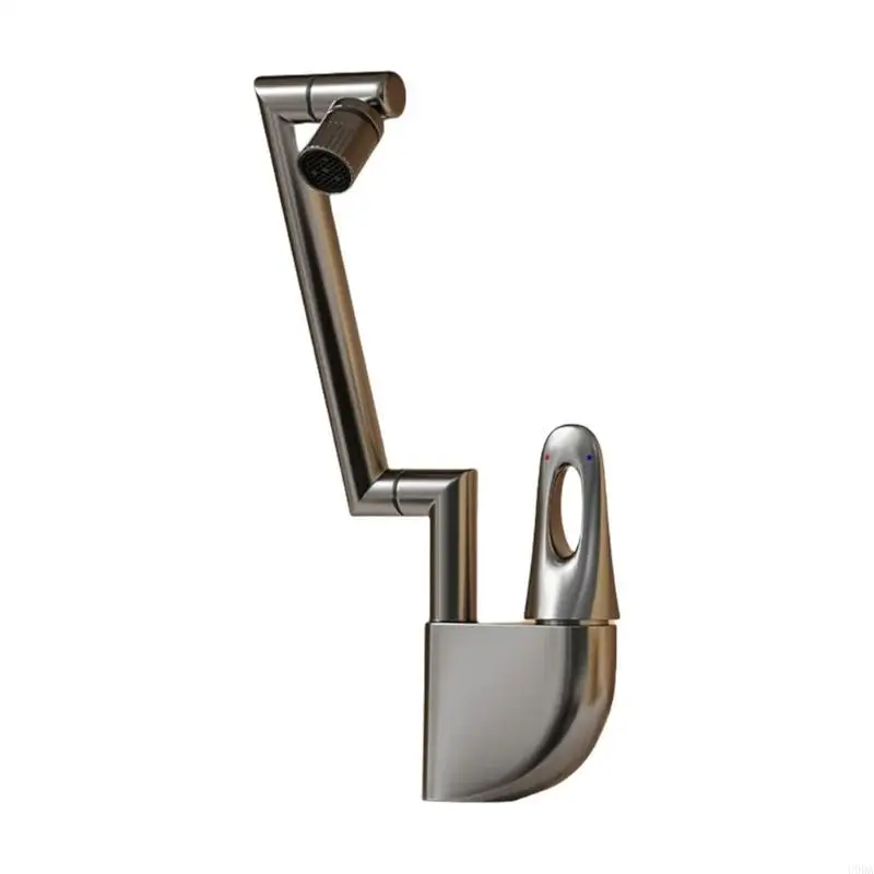 

Роскошный смеситель для раковины в ванной комнате с простой установкой. Современный смеситель для горячей и холодной воды с для