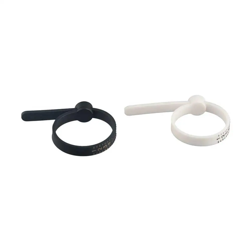 

Ring Ruler Finger Size Tester With Magnifier UK/US/EU Size Finger Size Coil Finger Gauge Ring Sizer Measurement Belt