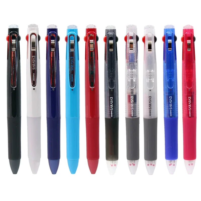 Japan  J3J2 Three Color Gel Pen 0.5mm Multi-function Pen 1PCS
