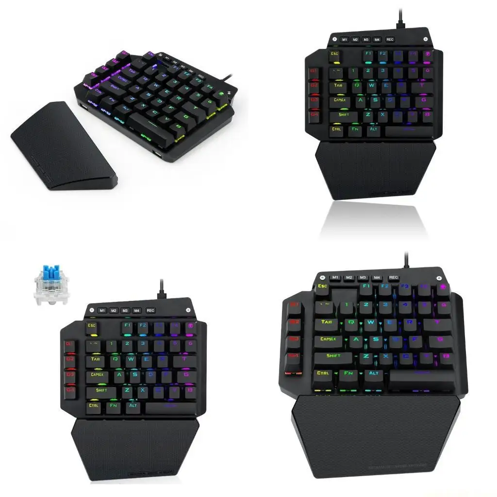 

Игровая клавиатура K700 заменяет полный переключатель Outemu для ключевых макросов, определяющих клавиатуру