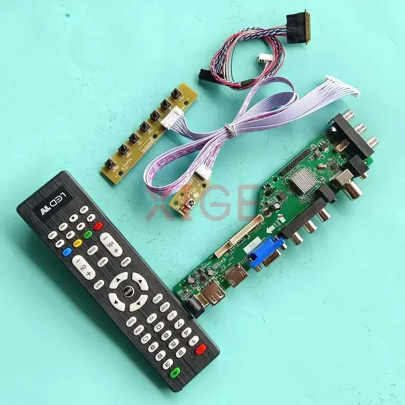 DIY Kit For LTN156AT26-N01 LTN156AT27-302 DVB-T/C LVDS 40Pin 1366x768 Laptop Panel 15.6