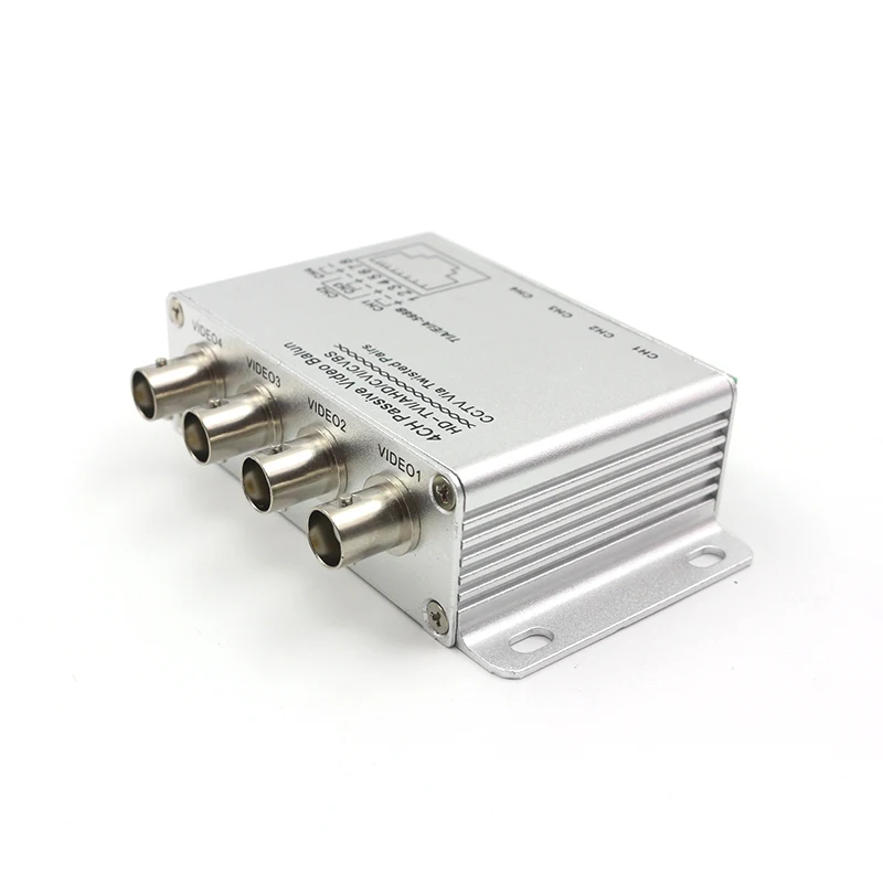 4 --CH passive video balun cctv transmitter BNC connector support HD-AHD TVI CVI CVBS for cctv security system