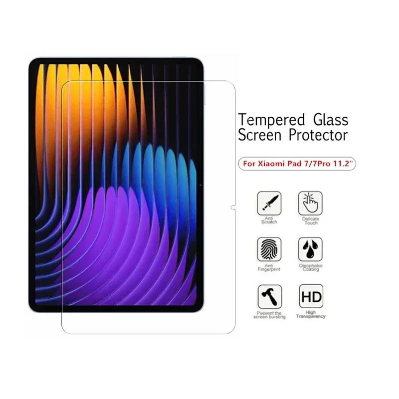 For Xiaomi Pad 7 / 7 Pro 11.2 inch Tempered Glass Tablet Protective 9H For New Mipad7 2024 release Screen Protector Film Cover