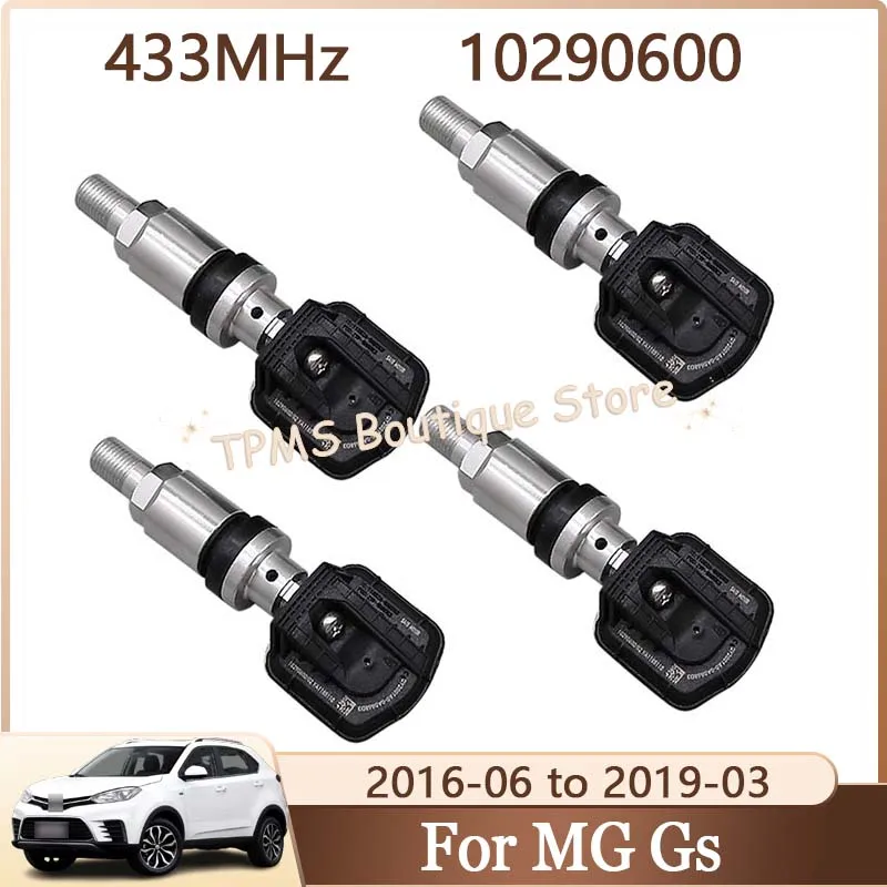 

Tyre Pressure Monitoring System TPMS Sensor 4pcs 433MHz 10290600 For MG Gs 3 5 HS Marvel R Zs Car Accessories