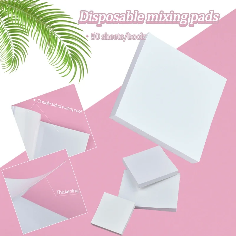 

250 Sheets Dental Mixing Pad Thickening White Double Sided Waterpro Cementing Paper Lab Cement Powder Mixing Paper Consumables