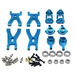 Wltoys 1/18 184008 RC Remote control car metal upgrade parts Rocker arm Swivel cup C seat part blue