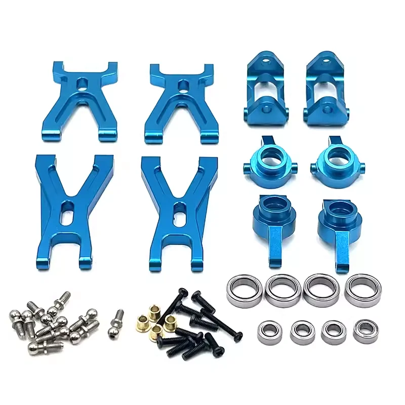 Wltoys 1/18 184008 RC Remote control car metal upgrade parts Rocker arm Swivel cup C seat part blue